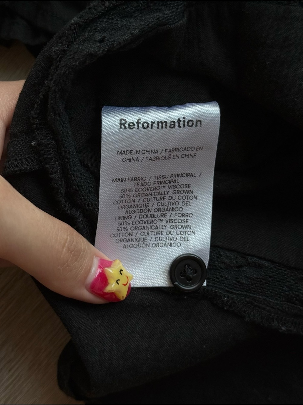Reformation Black Meadowlark Top - Picture 6 of 6